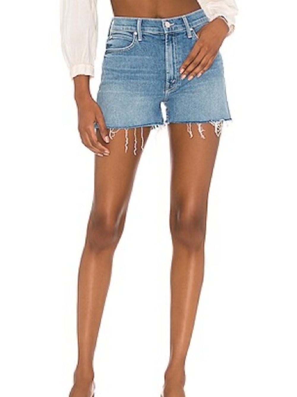 Like New Mother Denim Dutchie Fray Shorts